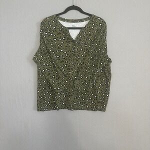 Kim Rogers Womens Long Sleeve Cotton XL Top